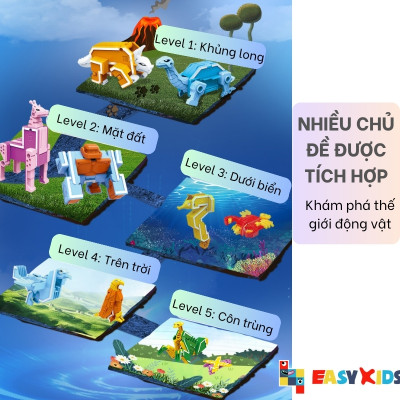 Đồ Chơi Bảng 26 Chữ Cái Biến Hình Lắp Ghép Chiến Binh Robot Khủng Long Lớn Sáng Tạo Chữ Số Và Dấu