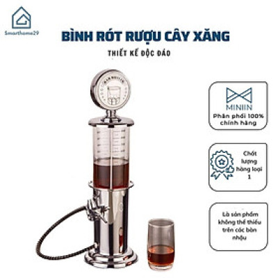 Bình Đựng Rượu  Hình Cây Xăng Kèm Vòi Rót Hiện Đại - An Toàn Chất Lượng - Hàng Chính Hãng MINIIN 