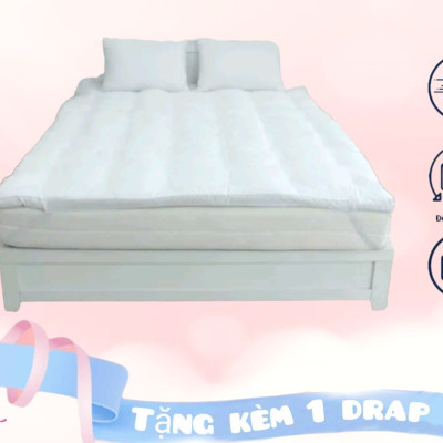 Nệm Topper Dày 9cm 5cm Cao Cấp Chuẩn Khách Sạn 5 Sao Tấm Làm Mềm Nệm Topper Toper Nệm Đệm Tấm Bảo Vệ Nệm Miếng Lót Nệm Topper Trải Giường Tấm Đệm Toper 