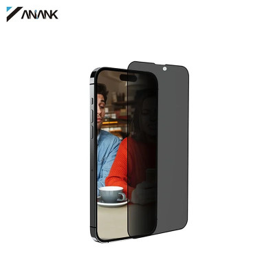 Kính cường lực chống nhìn trộm dành cho iPhone 16 Pro Max, Iphone 16 Pro , iPhone 16 , iPhone 16 Plus hiệu ANANK Privacy chống vỡ, chống xước cao cấp - Hàng chính hãng.