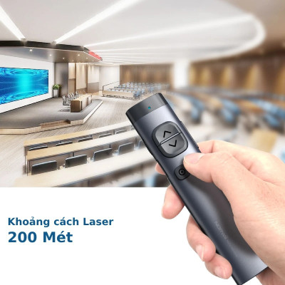 Bút trình chiếu NORWii N97S kĩ thuật số LASER màu Xanh/Đỏ chuyên dùng cho màn hình LED/TV và màn chiếu.  Hàng Chính Hãng.