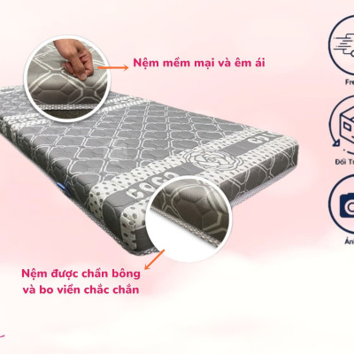 Topper Foam Kingroll Cao Cấp Dày 9cm Đủ Size Giao Màu Ngẫu Nhiên