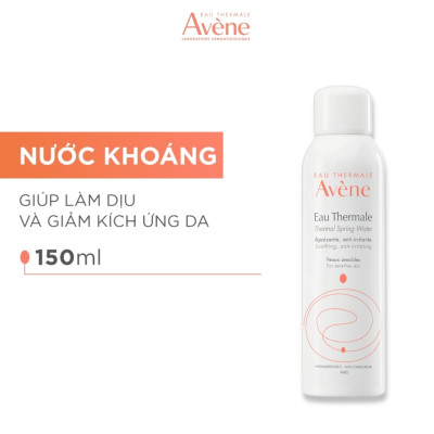 Nước xịt khoáng cấp ẩm và làm dịu da AVÈNE THERMAL SPRING WATER