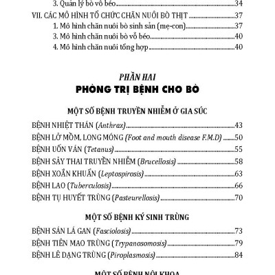  Kỹ Thuật Nuôi Bò Và Biện Pháp Phòng Trị Bệnh (Tái bản 2025)