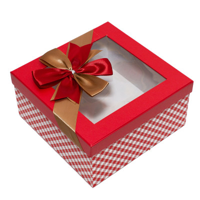 Hộp Quà Vuông Kiếng V050 - 22x22x11 cm -PHƯỢNG HOÀNG