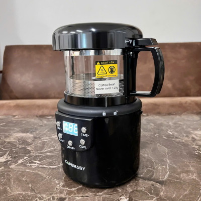Máy rang hạt cà phê công nghệ gia nhiệt không khí chuyên nghiệp thương hiệu Mỹ cao cấp Cafemasy CCR-305 - Hàng chính hãng