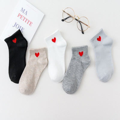 Combo 5 đôi tất vớ trái tim hàn quốc unisex TN07