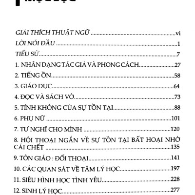 Những Tiểu Luận Về Tồn Tại Của Arthur Schopenhauer