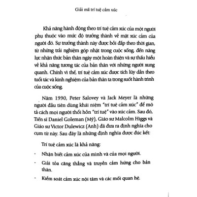 Giải Mã Trí Tuệ Cảm Xúc - Bản Quyền