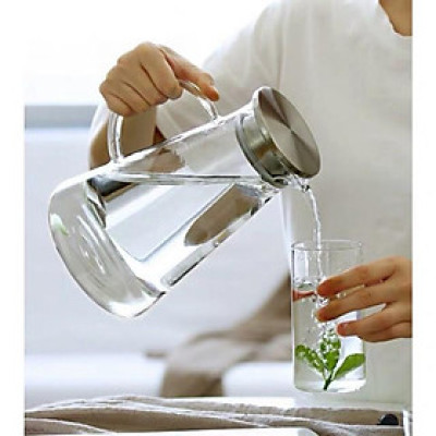 Bình nước thuỷ tinh siêu chịu nhiệt 120 độ C cao cấp 1800 lít