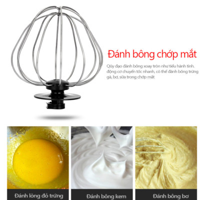 Máy trộn bột, Máy nhào bột, đánh trứng cao cấp DSP KM3030 Công suất 1000W, dung tích 5 lít - Hàng nhập khẩu