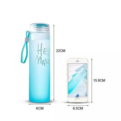 (Giá sale) Bình nước thủy tinh mờ Hello Master
