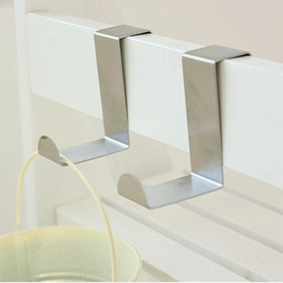 2 Móc Gài Inox Treo Đồ Hình Chữ Z, Gắn Sau Cánh Cửa Tủ, Cửa Nhà Tắm, Nhà Bếp Treo Đồ Đa Năng, Tiện Dụng, Dễ Dàng Sử Dụng. TakyHome 2016set2