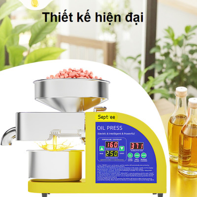 Máy ép dầu ăn thực vật dùng trong gia đình thương hiệu Mỹ cao cấp Septree X9 - Công suất 1300W - Hàng nhập khẩu