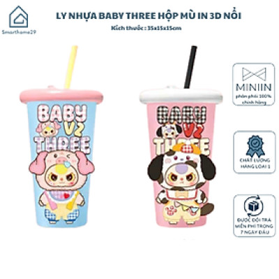 Blindcup BABY THREE V2 400% - Túi Mù/Hộp Mù Ngẫu Nhiên, Ly Nhựa Hộp Mù In 3D Nổi - HÀNG CHÍNH HÃNG MINIIN