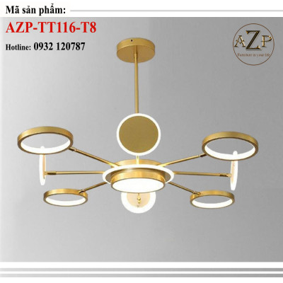 ĐÈN THẢ TRẦN / ĐÈN THÔNG TẦNG TRANG TRÍ PHÒNG KHÁCH / PHÒNG NGỦ / CẦU THANG / KHÔNG GIAN SANG TRỌNG AZP-TT116 phong cách đương đại, hàng nhập khẩu AZP