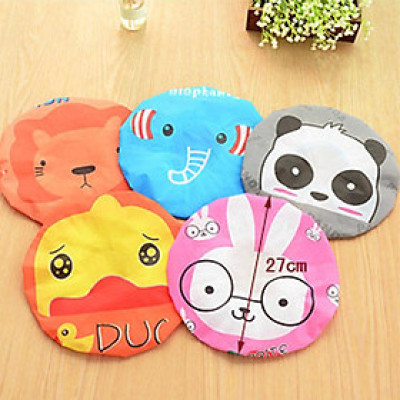 COMBO 2 Mũ Tắm Trùm Đầu CUTE Tránh Ướt Tóc Khi Tắm , Ủ Dưỡng Tóc Đa Năng - Giao Màu Ngẫu Nhiên - GD010-2