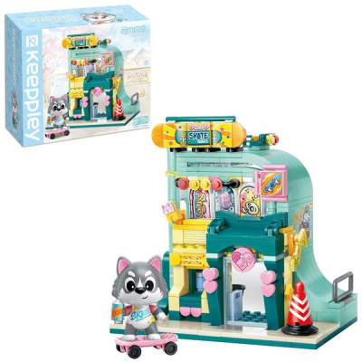 Đồ Chơi Lắp Ráp Lovely Street Husky Skate Shop - Keepplay K28009 (350 Mảnh Ghép)