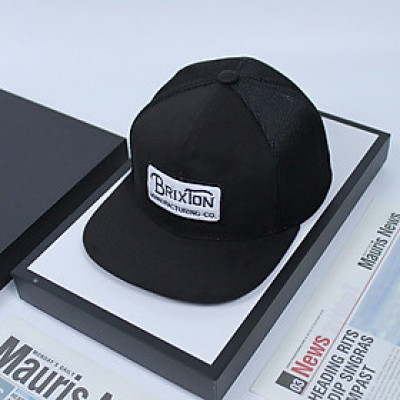 (NEW) Mũ hiphop, nón snapback Brixton phối vải Kaki đẹp Form chuẩn thời trang đường phố (Ảnh thật)