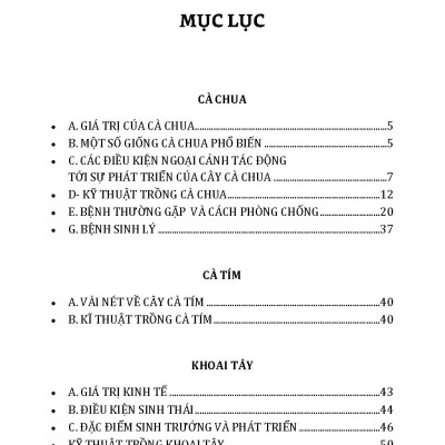 Kỹ Thuật Trồng, Chăm Sóc Cho Năng Suất Cao: Cà Chua, Cà Tím, Khoai Tây, Ngô, Đậu (Tái bản 2024)
