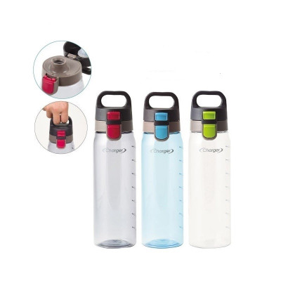 Set 02 bình nước Charger 830ml, làm từ nhựa cao cấp không chứa BPA, thân thiện với môi trường và vô hại đối với sức khỏe người sử dụng - nội địa Nhật Bản 