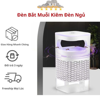 Đèn Bắt Muỗi Tự Động - Máy Bắt Muỗi Thông Minh, Hút Côn Trùng, Công Nghệ Đèn LED, Kiêm Đèn Ngủ Sạc USB - HÀNG CHÍNH HÃNG MINIIN