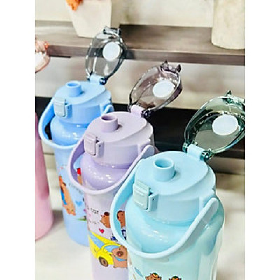 Bộ 3 Bình Đựng Nước Có Quai Sách – Bình Nhựa PC An Toàn, Tiện Dụng - HÀNG CHÍNH HÃNG MINIIN