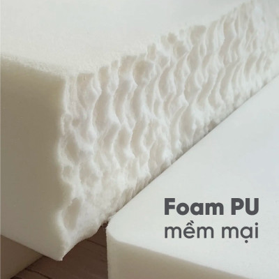 Nệm Foam TATANA Massage Advanced, Cấu Trúc Lượn Sóng Duy Trì Tư Thế Nằm, Nâng Đỡ Cơ Thề Hoàn Hảo - Bảo hành 10 năm.