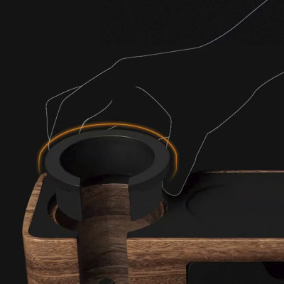 Feepie đế nén cà phê gỗ óc chó Nam Mỹ 