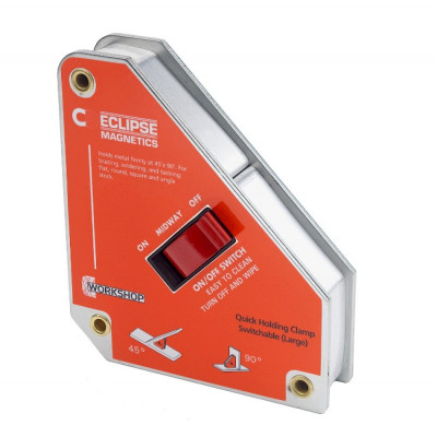 Ke góc nam châm có công tắc chuyển đổi từ tính lực hút 40kg Eclipse QHCSS