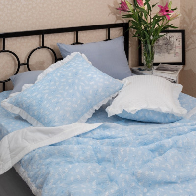 Bộ chăn drap Bamboo Hàn Quốc Hana Hana Leafmingo