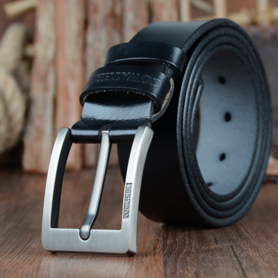 Thắt Lưng Da Bò Chính hãng COWATHER XF004 Đen