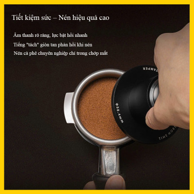 TAMPER TIMEMORE IMPULSE IMPACT | Tay nén cà phê espresso TIMEMORE