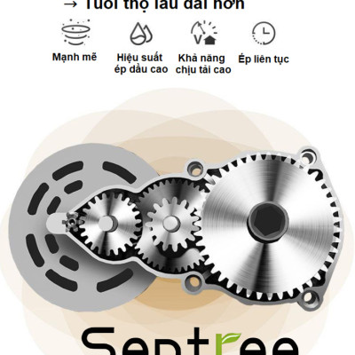 Máy ép dầu ăn thực vật, dùng trong gia đình thương hiệu Mỹ cao cấp Septree Z6 - Công suất 1250W - Hàng Nhập Khẩu