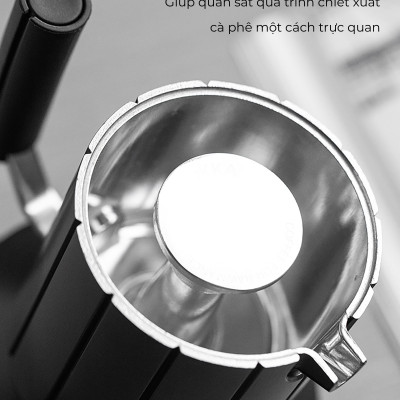 Bình pha cà phê Cactus Moka Pot nhôm CAFE DE KONA