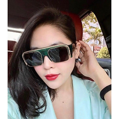 Kính râm nữ màu xanh thiết kế sang chảnh, sành điệu