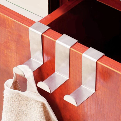 COMBO 2 Móc Gài Inox Treo Đồ Hình Chữ Z, Gắn Sau Cánh Cửa Tủ, Cửa Nhà Tắm, Nhà Bếp Treo Đồ Đa Năng, Tiện Dụng, Sử Dụng Dễ Dàng. TakyHome 2016set2