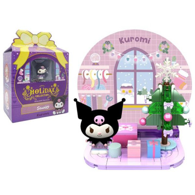 Đồ Chơi Lắp Ráp Mô Hình Kuromi - Sanrio Holiday Collection - ToTy PS33 (141 Mảnh Ghép)
