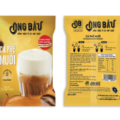 Ông Bầu - Cà Phê Muối Hộp 220g
