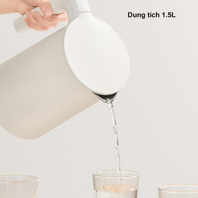 Ấm, bình đun siêu tốc 1.5L Xiaomi Mijia gen 2 MJHWSH03YM - Hàng nhập khẩu