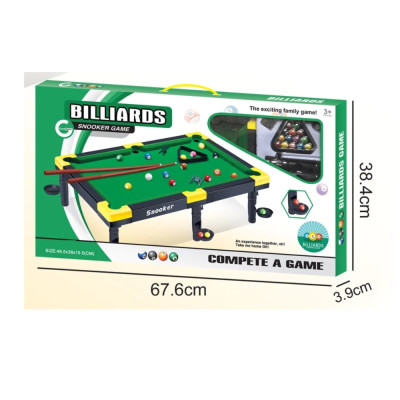 Đồ Chơi Bàn Bia ,Bàn Bida Snooker Pool Mini Cho Bé Bằng Nhựa Bi Có Số Cao Cấp ( KT 49,5x38x15,5cm )-Đồ Chơi Cho Bé
