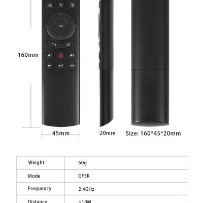 Chuột bay g20s có chức năng điều khiển giọng nói và cử chỉ tay người dùng có tem gyroscope G20s voice