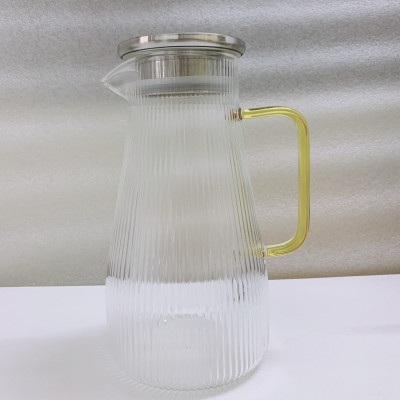 BÌNH NƯỚC THỦY TINH CHỊU NHIỆT CRYSTAN LÊN TỚI 400 ĐỘ C  TAY VÀNG  - ANTH402