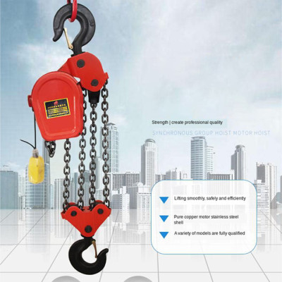 Pa Lăng Xích Điện ABG dhp (Loại 5 Tấn) Độ Dài Xích 6 Mét - Hàng Chính Hãng