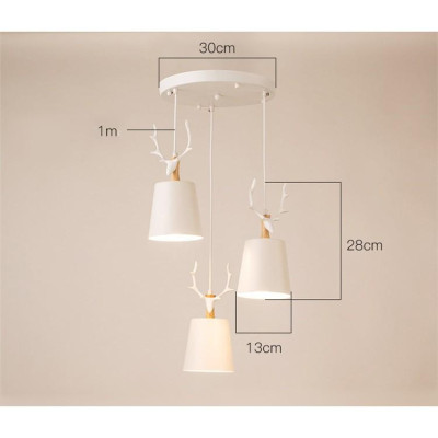 Bộ đèn thả MALINA cao cấp kèm bóng LED chuyên dụng và đế ốp trần (có ảnh thật 100%)