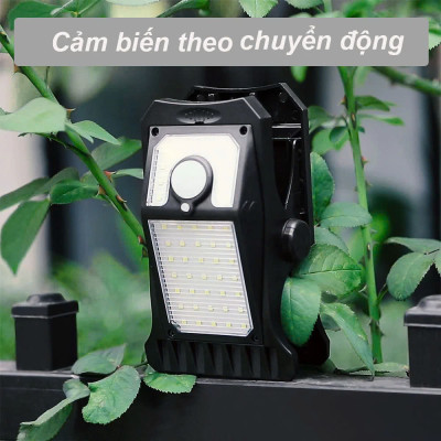 Đèn Kẹp Năng Lượng Mặt Trời Cảm Biến Cơ Thể Chống Nước, Đèn Sân Vườn Siêu Sáng Đa Chức Năng - HÀNG CHÍNH HÃNG MINIIN