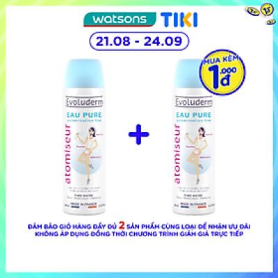 Xịt Khoáng Evoluderm Cấp Ẩm Làm Dịu Da Pure Water 50ml