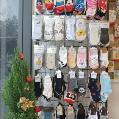 Tất vớ nữ trái tim cổ thấp Kikiya Hàn Quốc W-N-035