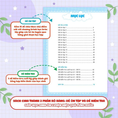 Sách - Đề Ôn Luyện Và Tự Kiểm Tra Tiếng Việt Lớp 2 - Combo 2 Cuốn - Megabook