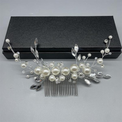 Ốp cài tóc hạt trai đính đá mẫu mới